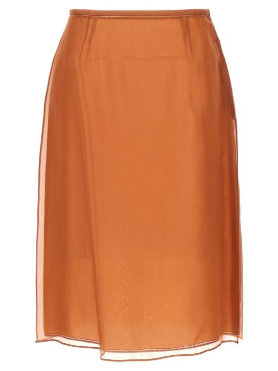  프라다 미디 스커트 P123JSOOO1344F0033 Orange