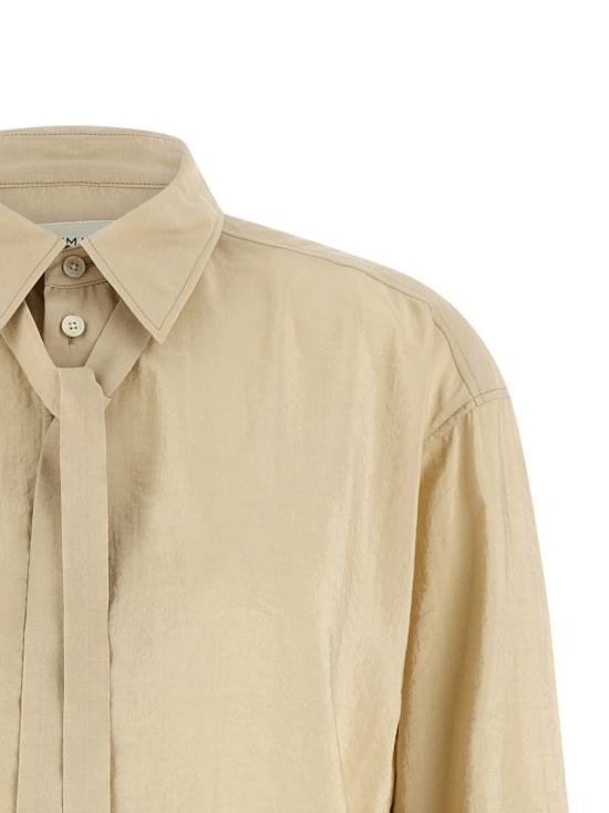 26SS 르메르 롱 셔츠 타이 드라이 실크 SH1282LF1308BG235 Neutrals - LEMAIRE