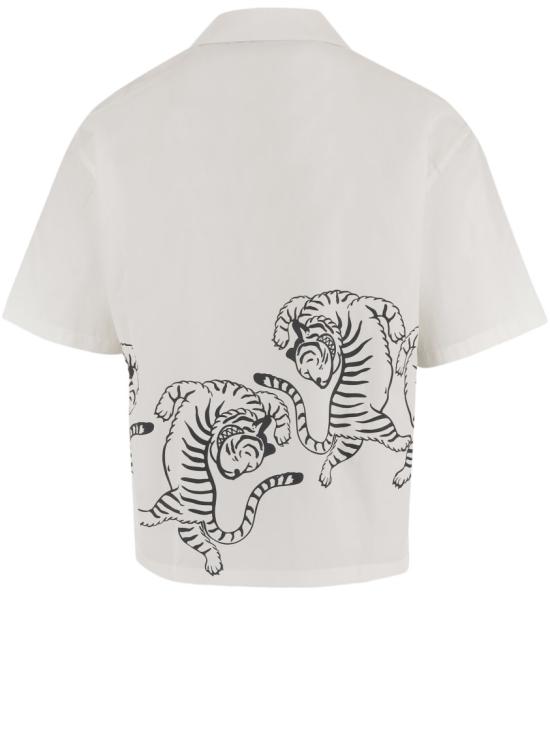 26SS 저스트까발리 반팔 셔츠 80OALF03CNF03004 White - JUST CAVALLI