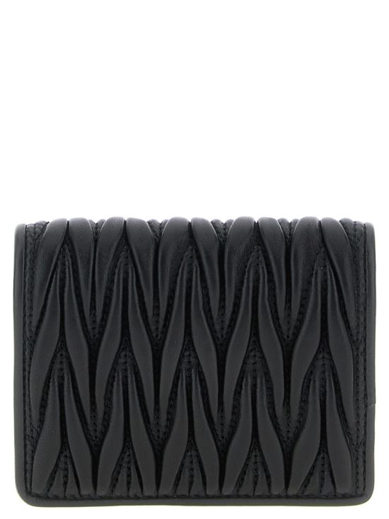 26SS 미우미우 지갑 5MV204AFPPF0002 Black - MIU MIU