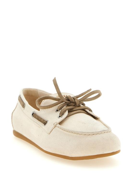 26SS 미우미우 플랫 슈즈 5D687EF005BVCF0379 Neutrals - MIU MIU