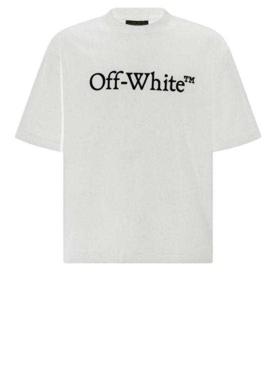 26SS 오프화이트 반팔 티셔츠 OMAA120C99JER0080110 White