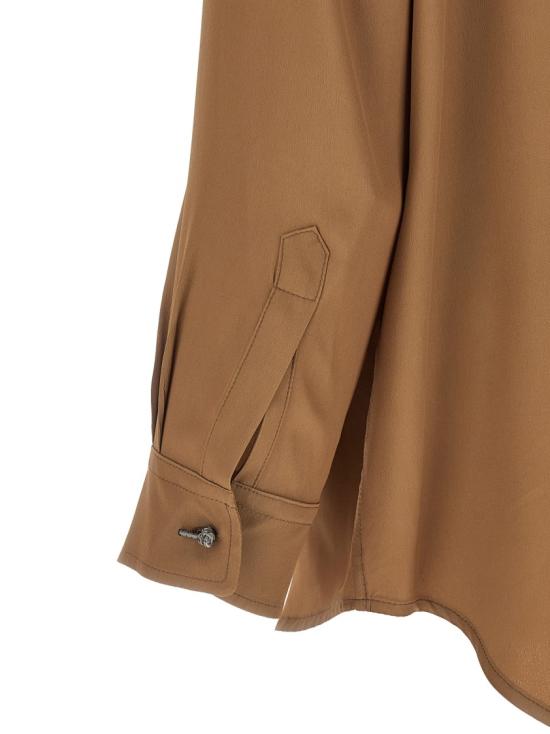 26SS 마리아노 긴팔 셔츠 MGSS26SR018706074 Brown - MAGLIANO