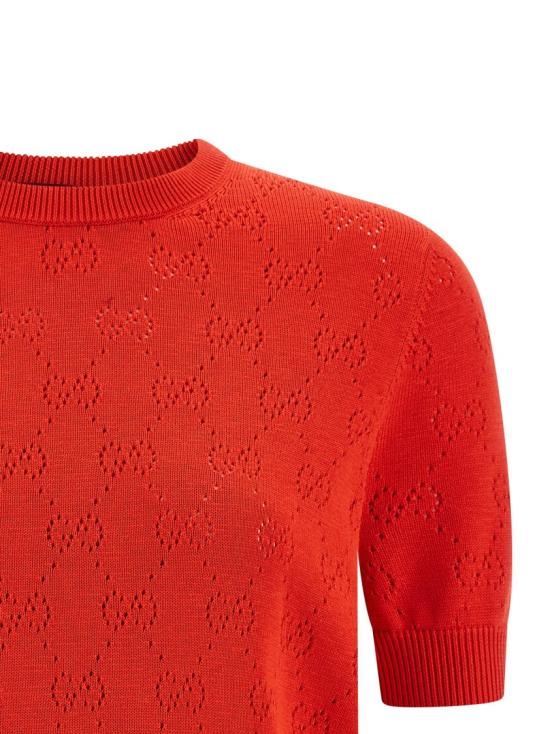 26SS 구찌 스웨터 856204XKFCO5741 Red - GUCCI