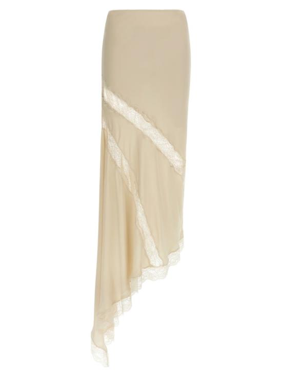 26SS 안다마네 롱 스커트 T190353ATNV135OAT Neutrals