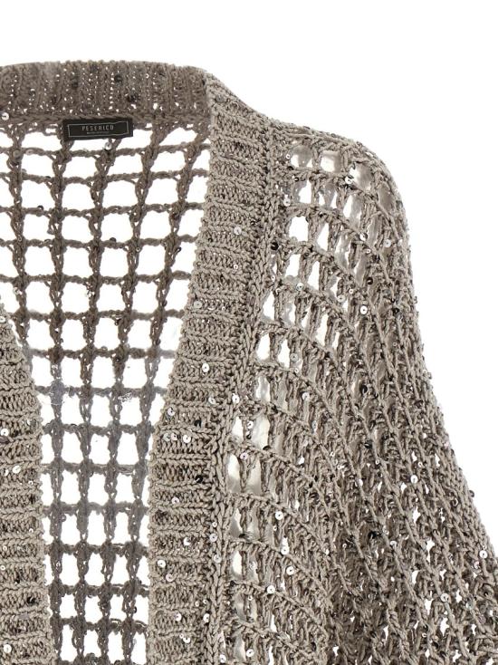 26SS 페세리코 가디건 E99166F039329A70A Brown - PESERICO