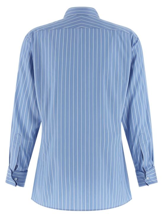 26SS 오라리 탑 A26SS03CSSAXBLUESTRIPE Blue - AURALEE