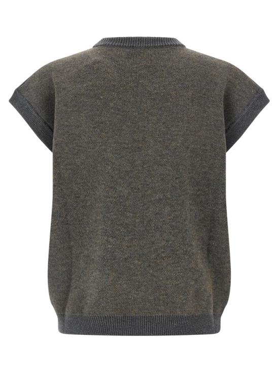 26FW 마리아노 니트 베스트 MGFW25VE018813320 Grey - MAGLIANO
