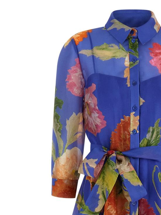 26SS 캐롤리나 헤레라 롱 원피스 R2611N721PRG475 Blue - CAROLINA HERRERA