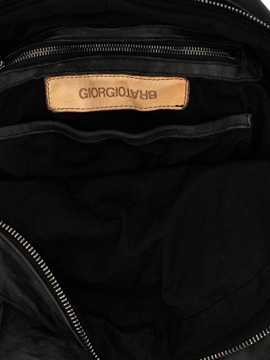 26SS 조르지오 브라토 백팩 BS26S2401VBRUSHNERO Black - GIORGIO BRATO