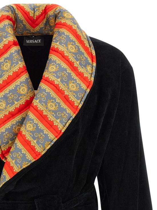 26FW 베르사체 라운지 웨어 10179871A164425R740 Black - VERSACE