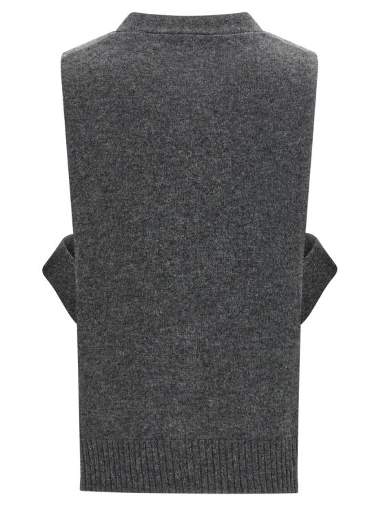 26SS 미우미우 가디건 MMV380SOOO19RLF0480 Grey - MIU MIU