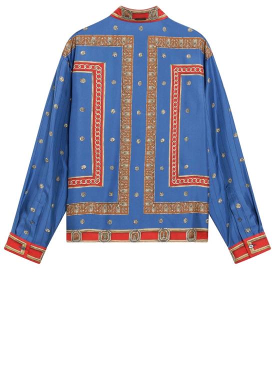 26SS 베르사체 긴팔 셔츠 10245201A179535UJ30 Blue - VERSACE