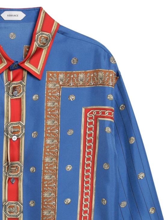 26SS 베르사체 긴팔 셔츠 10245201A179535UJ30 Blue - VERSACE