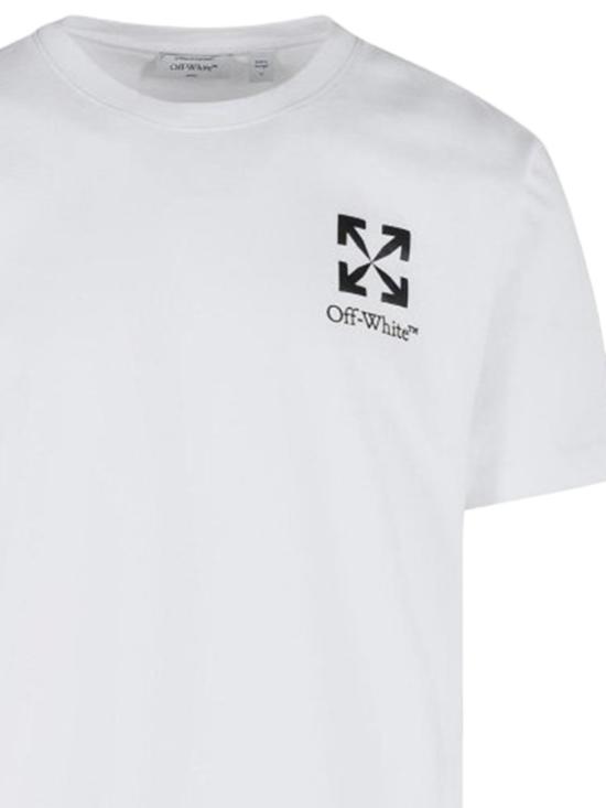26SS 오프화이트 반팔 티셔츠 44MAA027S26J00B100 White - OFF WHITE