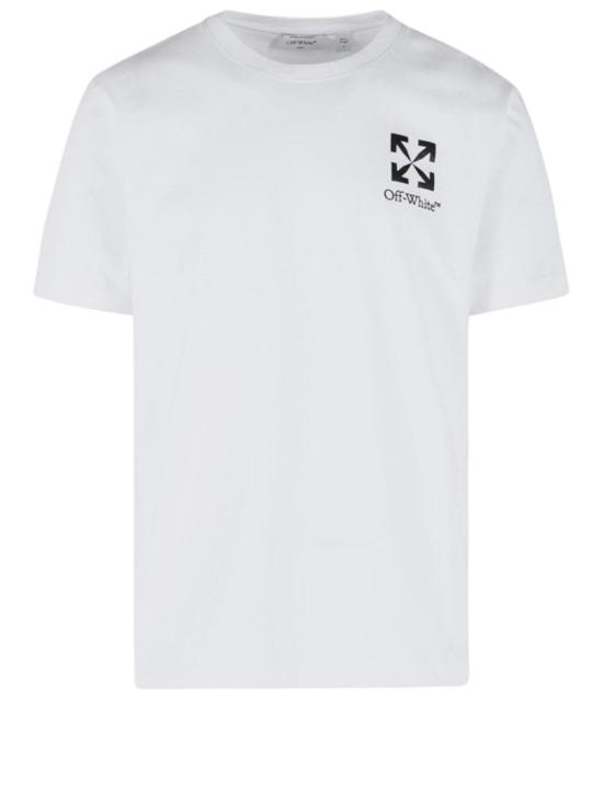 26SS 오프화이트 반팔 티셔츠 44MAA027S26J00B100 White