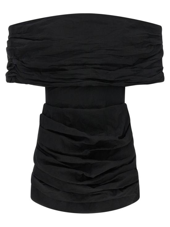 26SS 마그다뷰트림 원피스 156526BLACK Black