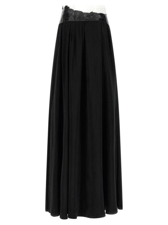 26SS 마르지엘라 롱 스커트 S29MI0014M35901900 Black - MAISON MARGIELA