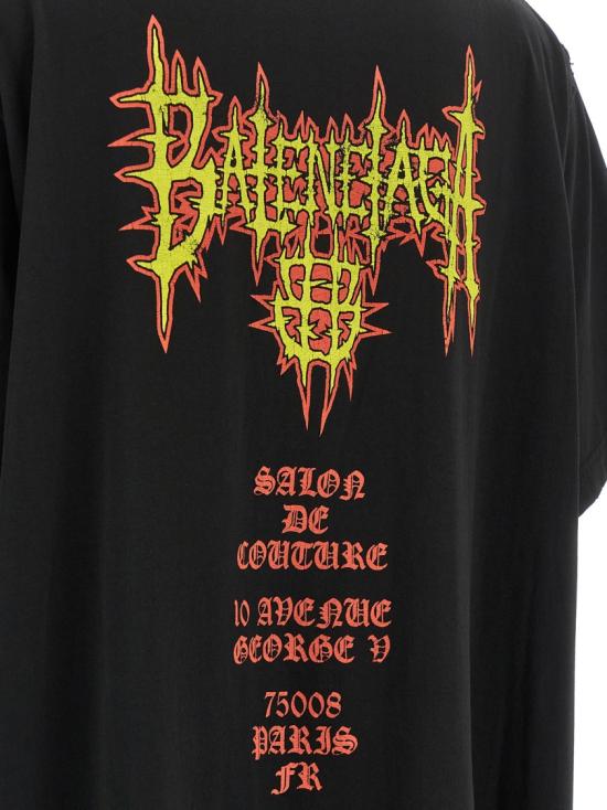 26SS 발렌시아가 탑 871740TUVE41000 Black - BALENCIAGA