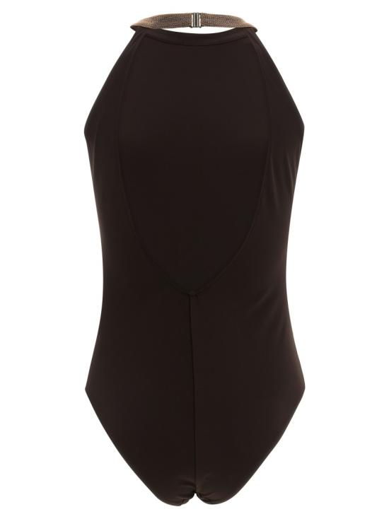 26SS 브루넬로 쿠치넬리 원피스 수영복 MQ965VS879C499 Black - BRUNELLO CUCINELLI