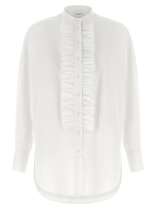 26SS 누드 블라우스 1103E2638801 White