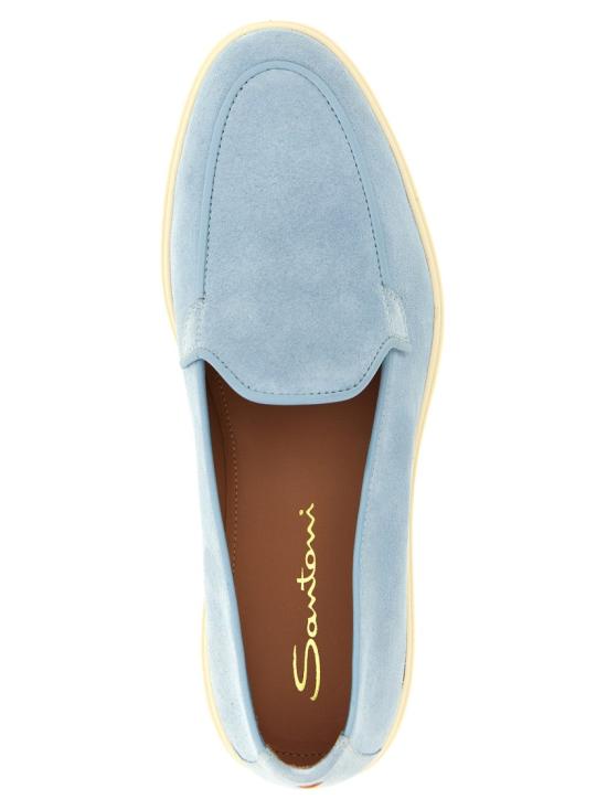 26SS 산토니 플랫 슈즈 WUYA72027TISNORBZ52 Blue - SANTONI