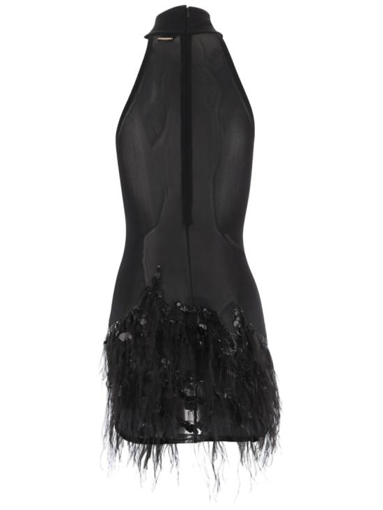 26SS 저스트까발리 숏 원피스 80PAOI03CJI02899 Black - JUST CAVALLI