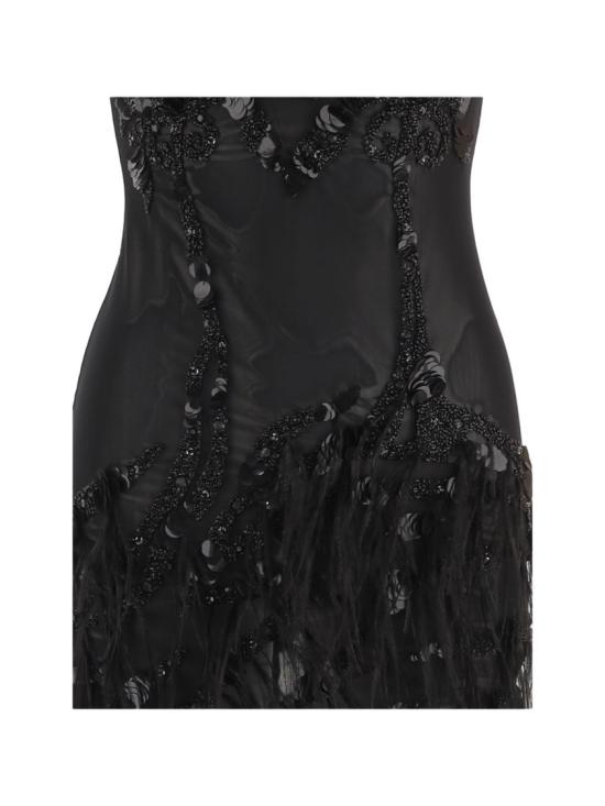 26SS 저스트까발리 숏 원피스 80PAOI03CJI02899 Black - JUST CAVALLI