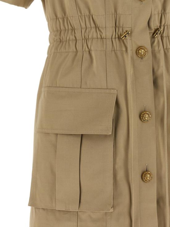 26SS 발망 숏 원피스 GF0R7480CG650TF Neutrals - BALMAIN