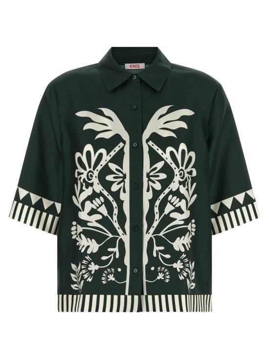 26SS 에레스 셔츠 272613SCARABEEPANAMA Black