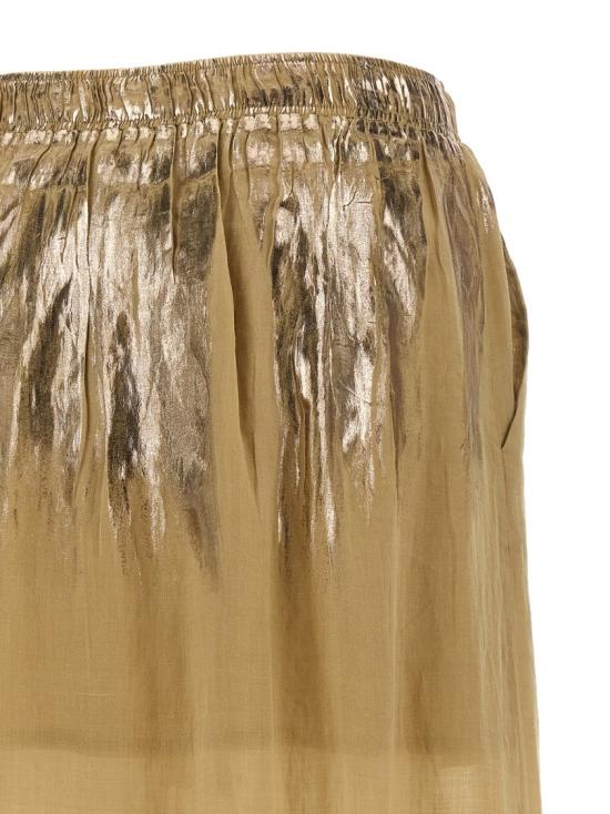 26SS 누드 롱 스커트 1103E26425513 Brown - NUDE