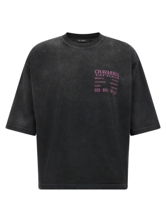 26SS 윌리 차바리아 반팔 티셔츠 WCJSY0178001 Black