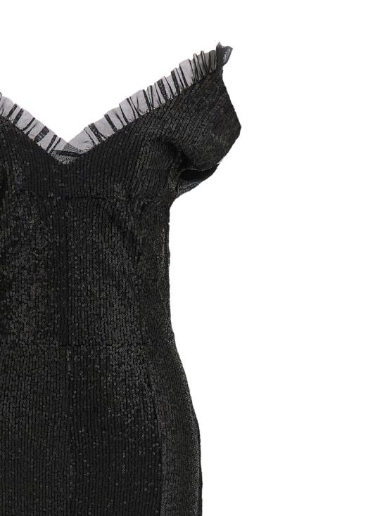 26SS 노마카말리 롱 원피스 ST4253SQS41001 Black - NORMA KAMALI