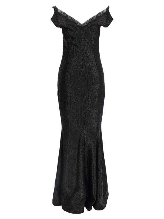 26SS 노마카말리 롱 원피스 ST4253SQS41001 Black - NORMA KAMALI