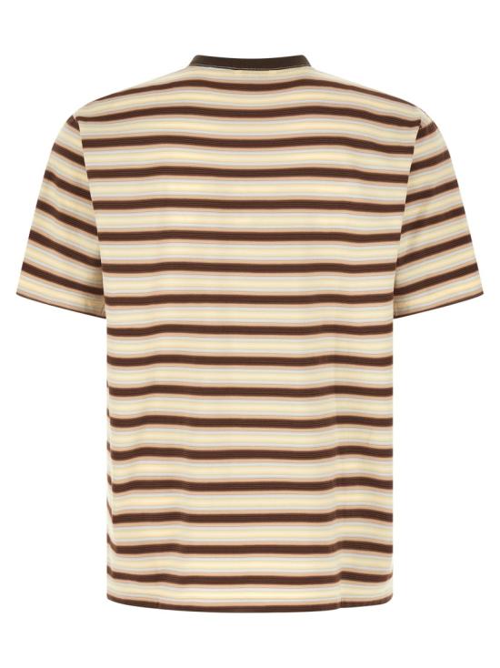 26SS 오라리 반팔 티셔츠 A26ST02GJFADEBROWNSTRIPE Neutrals - AURALEE