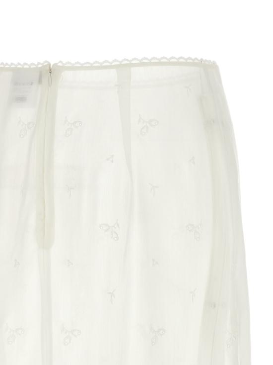 26SS 마그다뷰트림 롱 스커트 270526CREAM White - MAGDA BUTRYM