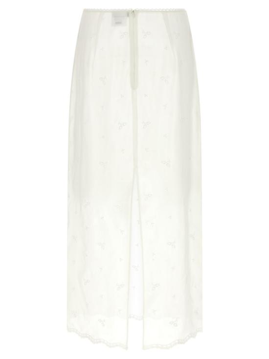 26SS 마그다뷰트림 롱 스커트 270526CREAM White - MAGDA BUTRYM