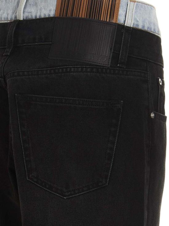  베트멍 데님 VL16PA400BBLACKLIGHTBLUE Black - VTMNTS