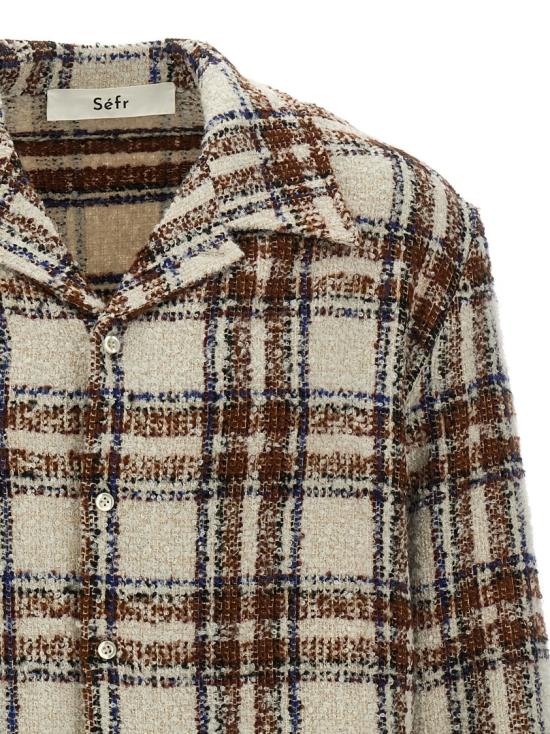 26SS 세퍼 셔츠 PRESS26OJAIRIVERBENDCHECK Grey - SEFR