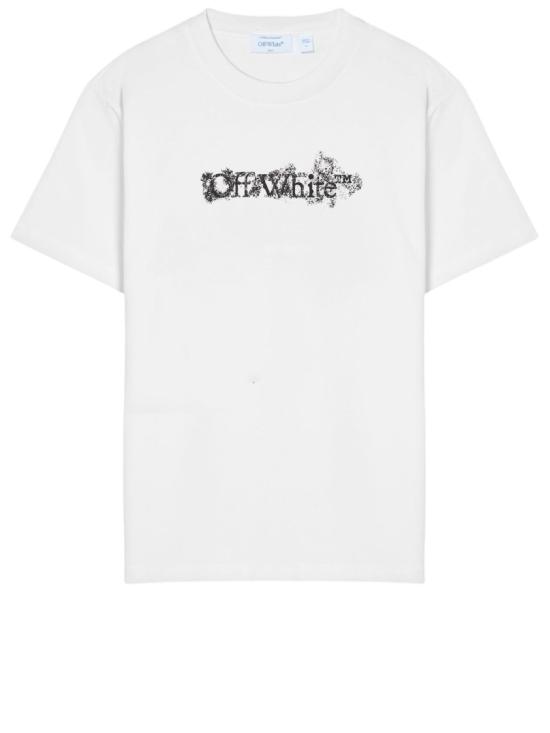 26SS 오프화이트 반팔 티셔츠 44MAA027S26J0071001000 White