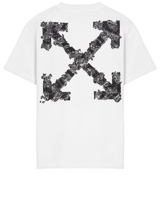 26SS 오프화이트 반팔 티셔츠 44MAA027S26J0071001000 White - OFF WHITE