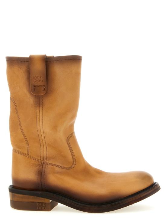 26SS 미우미우 부츠 5U680EFA0455ODF0054 Brown