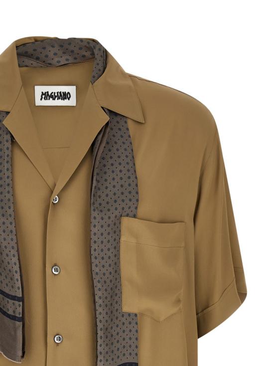 26SS 마리아노 셔츠 MGSS26SH018706073 Brown - MAGLIANO