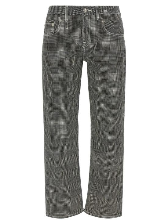 26SS 알13 데님 R13W0093D139APRINTEDGLENPLAID Grey