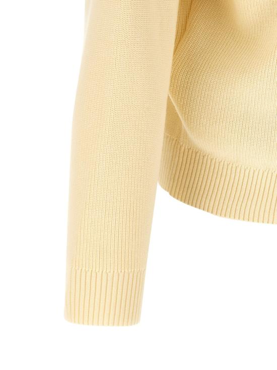 26SS 스톤 아일랜드 립드 소프트 오가닉 코튼 브이넥 가디건 L1S155100009S00D8V0093 Neutrals - STONE ISLAND