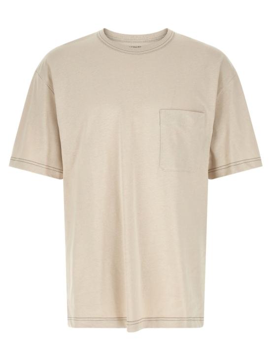 26SS 르메르 박시 저지 숏 슬리브 티셔츠 TS0010LJ1010WH007 Neutrals