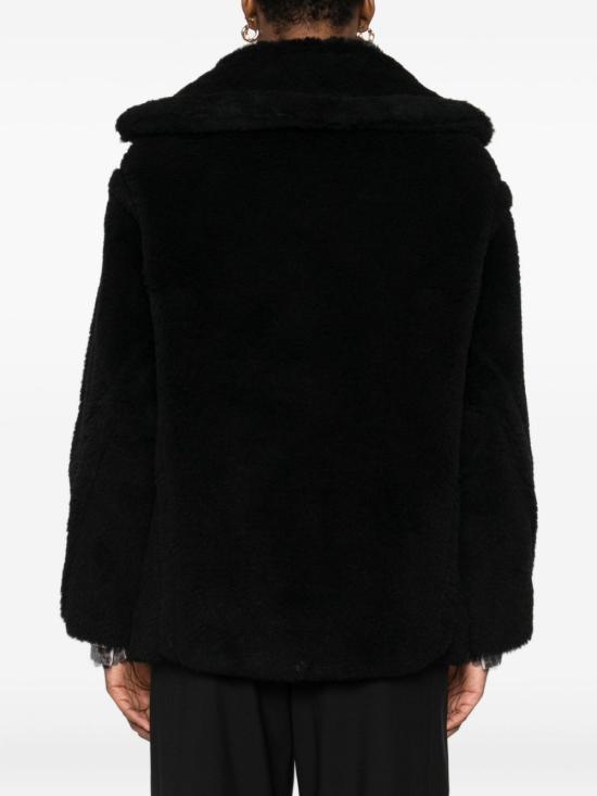 26SS 막스마라 OLGA 올가 쇼트 테디베어 아이콘 코트 21086032600 008 Nero - MAX MARA