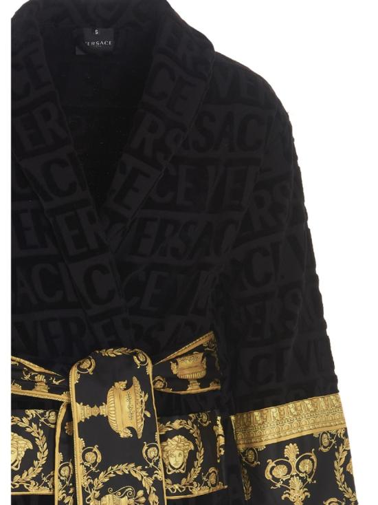 26SS 베르사체 라운지 웨어 ZACJ00008ZCOSP052Z4800 Black - VERSACE