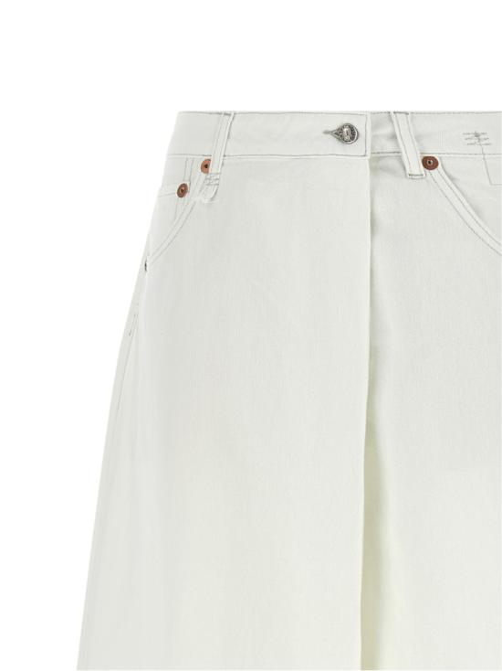 26SS 알13 데님 R13WD219D451BWORNWHITETWILL White - R13