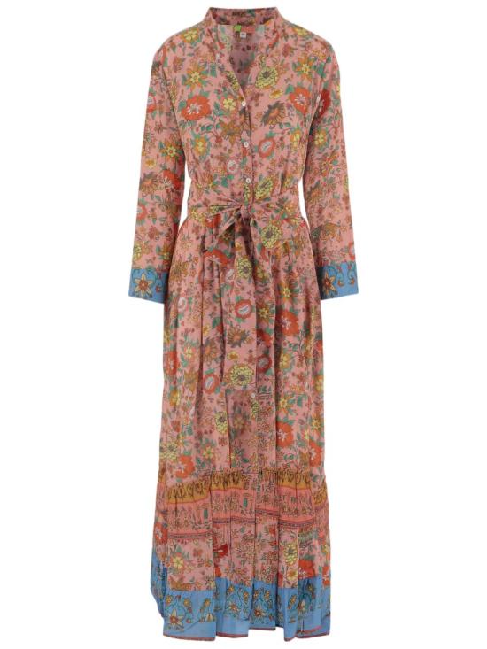 26SS Pep's Cannes 롱 원피스 LAURA03PINK Brown